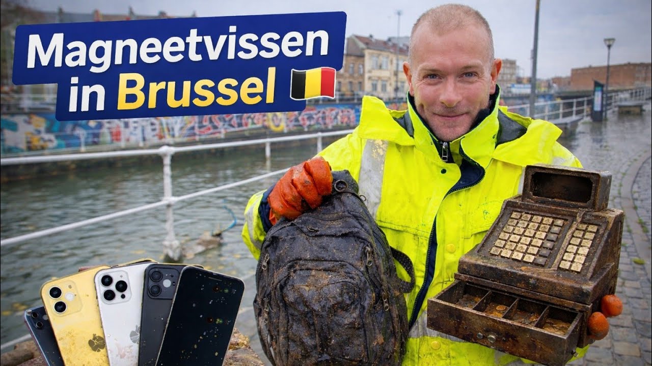 Geen grap… dit deel van Brussel 😳 | Magneetvissen