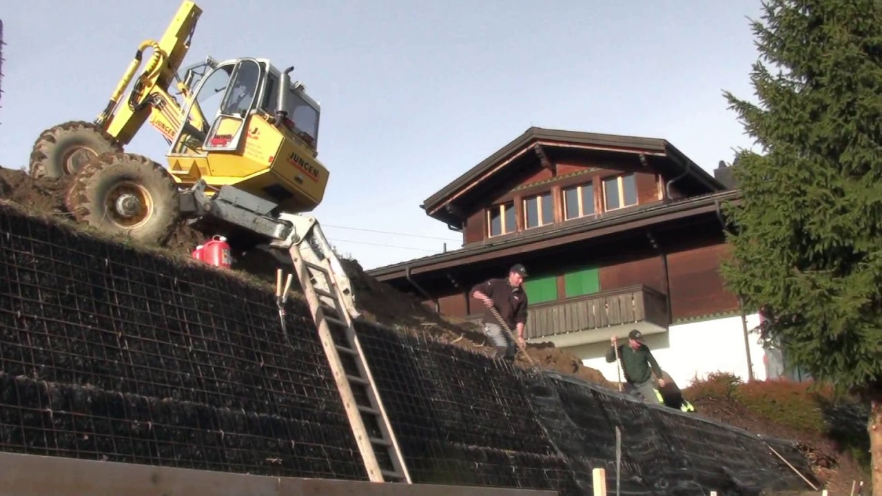 Jungen Gstaad – Hangsicherung TerraMur