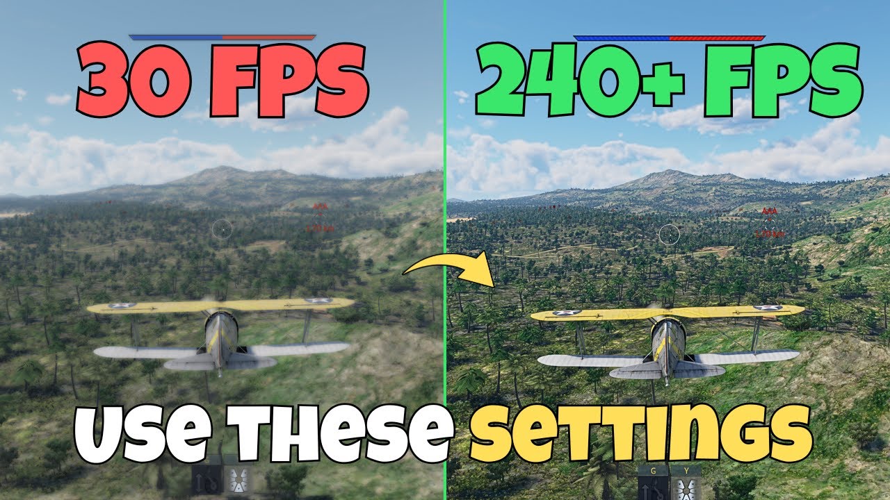 [2025] War Thunder – Best PC Settings to Boost FPS, Visibility & Unlock FPS Instantly