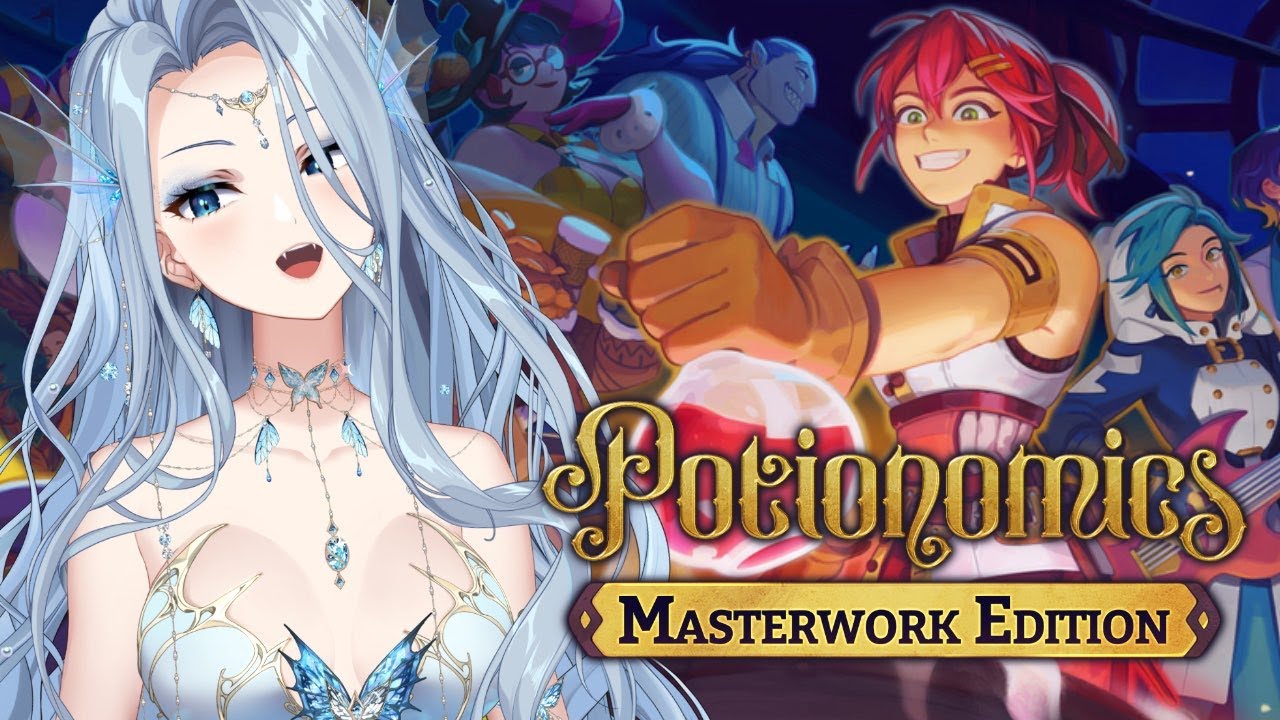 【Potionomics】LET'S OPEN A POTIONS SHOP! | FullVod #1