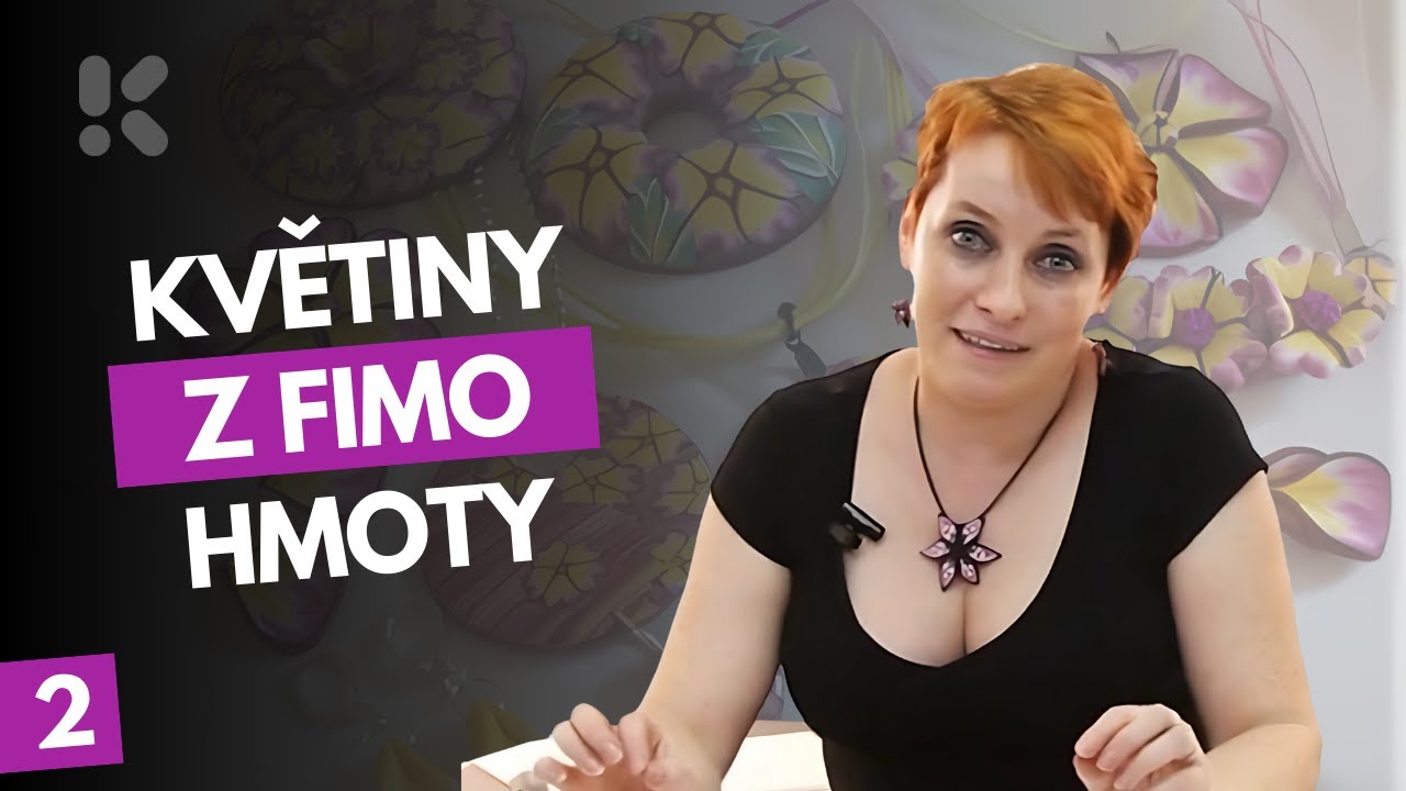 Monika Brýdová - Fimo, květinová louka - díl 1