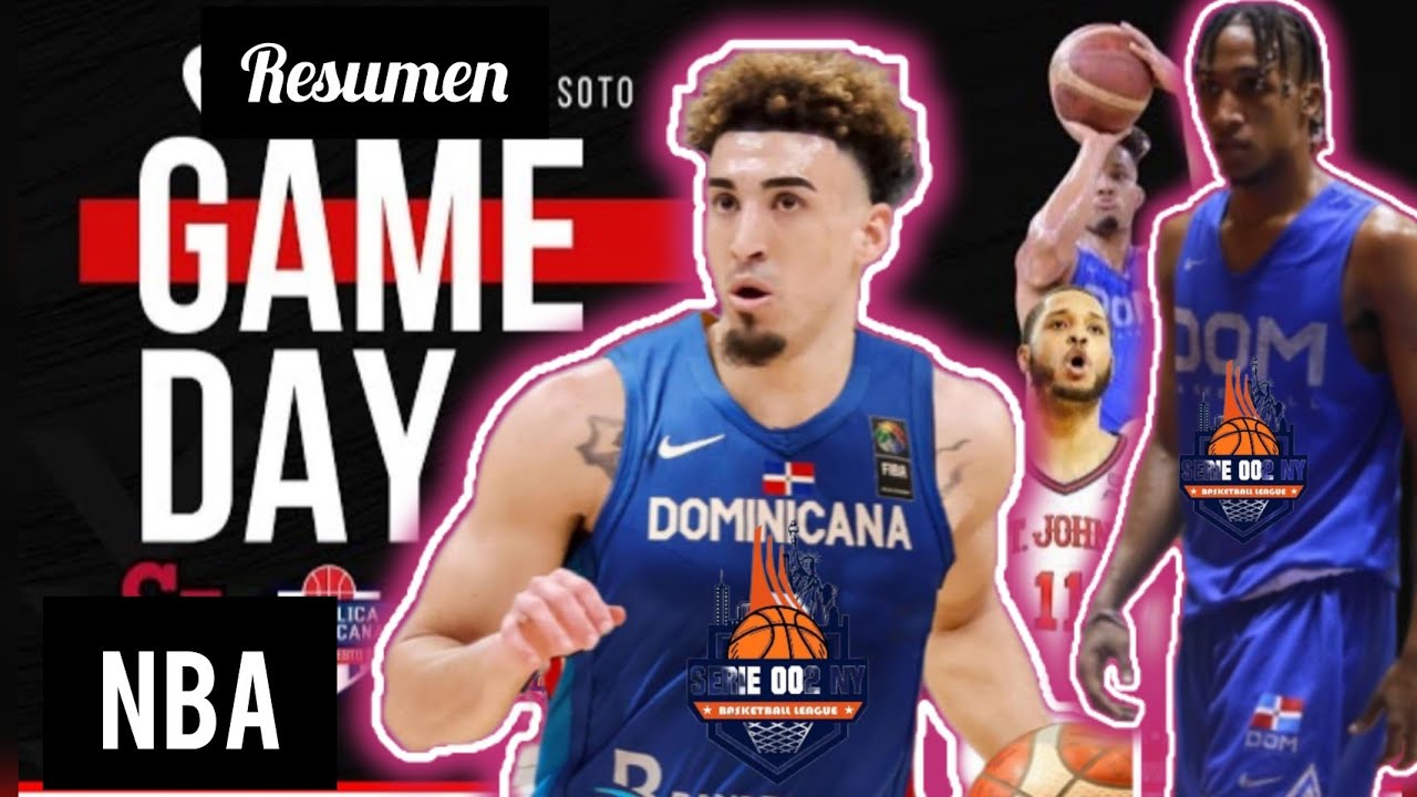 RESUMEN COMPLETO DEL PARTIDO AMISTOSO | RDSELECCION vs ST JOHN'S UNIVERSITY | CON EL NBA CRIS DUARTE