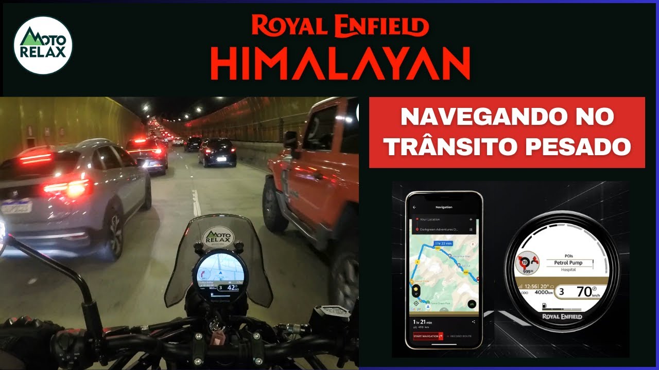 HIMALAYAN 450 no TRÂNSITO PESADO DE SAMPA!