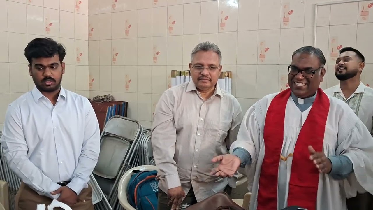 Birthday celebration Dr Gilbert massey n lucky 22_2^26 grant road church Mumbai pastor n Dass 
