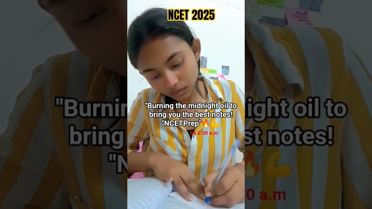preparing Best notes for my NCET Aspirants 🔥M Sure U Will Rock 💪✅ #itep #ncet #iitkgp #rie #ncet2025