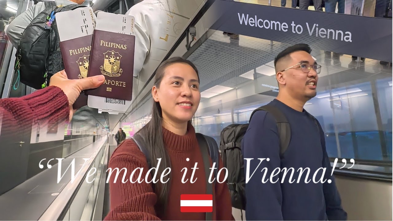 ЗИМНЕЕ ПУТЕШЕСТВИЕ НАЧИНАЕТСЯ! НАШ ПЕРЕЛЕТ В ВЕНУ, АВСТРИЯ! МЫ СНОВА В ЕВРОПЕ! #семейнаяжизнь #жи...