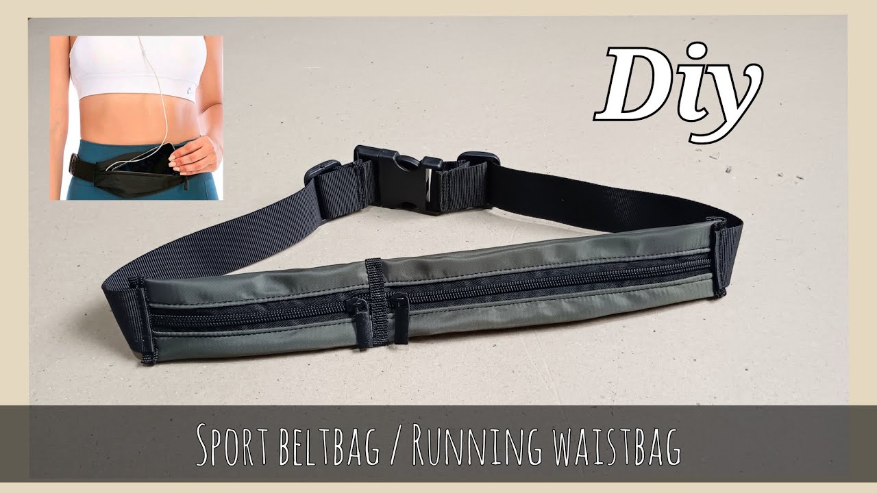 SPORT BELTBAG / RUNNING WAISTBAG SEWING TUTORIAL