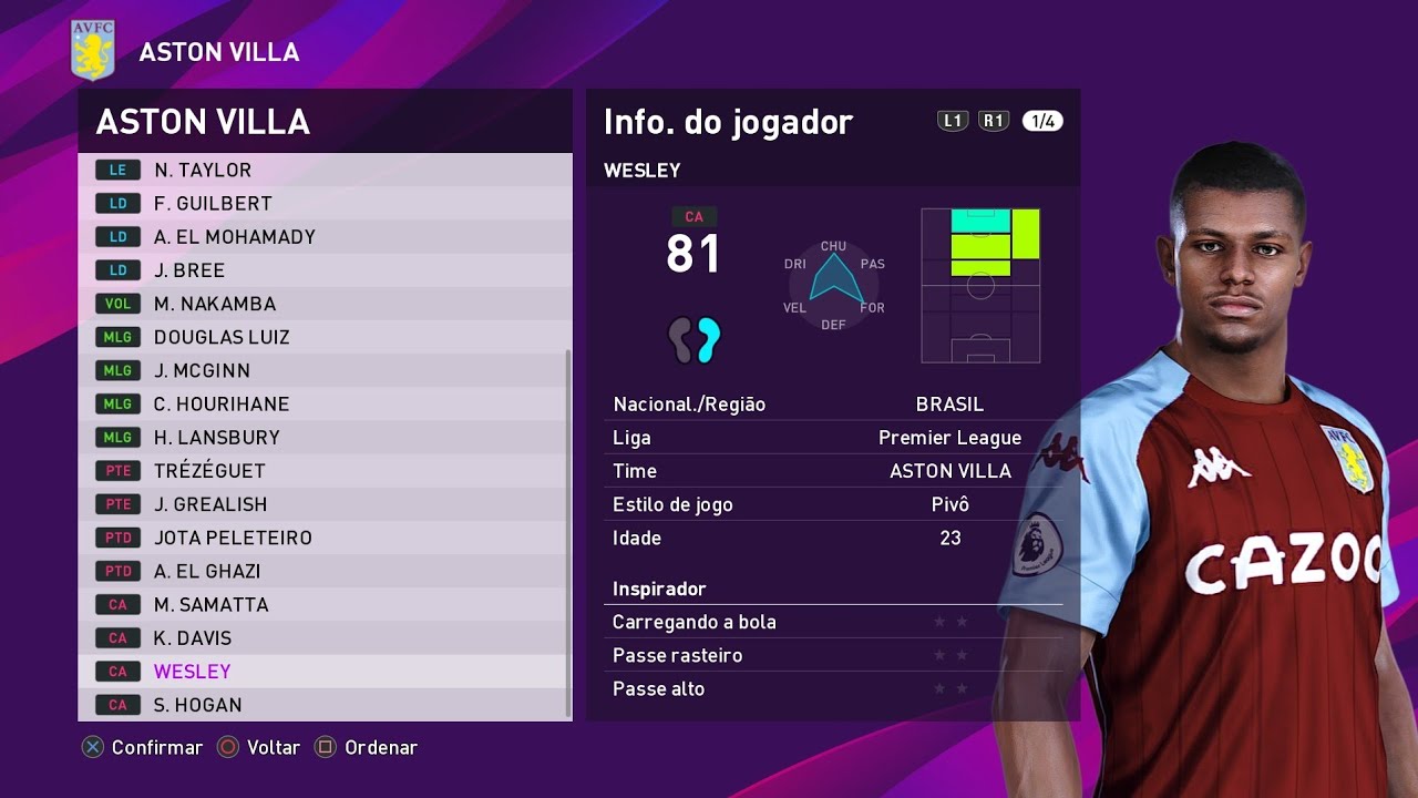 Aston Villa PES 2020