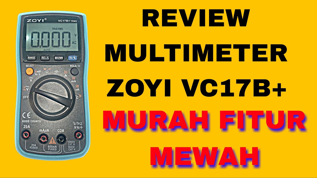 Multimeter digital zoyi VC17B+