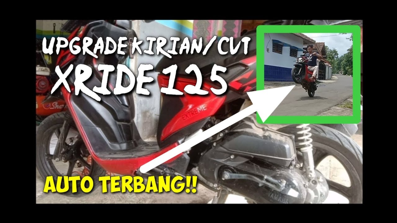 upgrade cvt x ride 125 harian