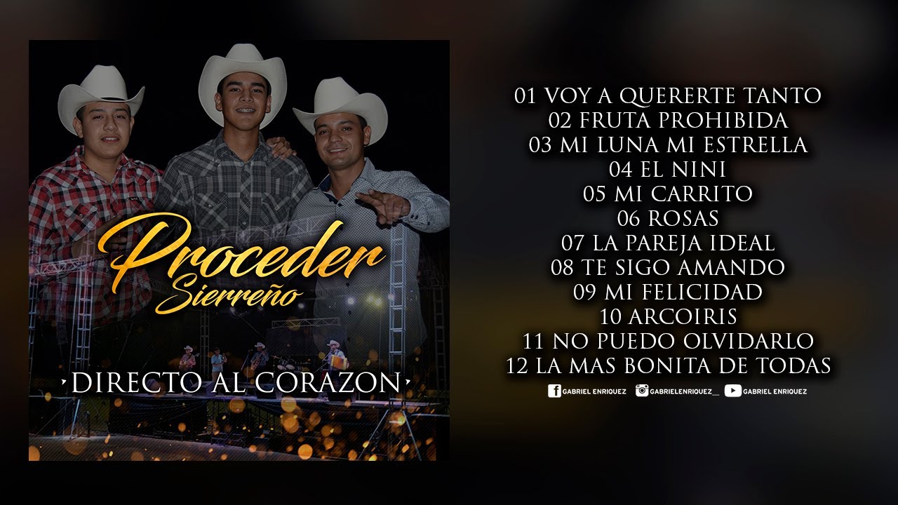 Proceder Sierreño - Directo Al Corazon [DISCO COMPLETO] 2021 - ¡ESTRENO!