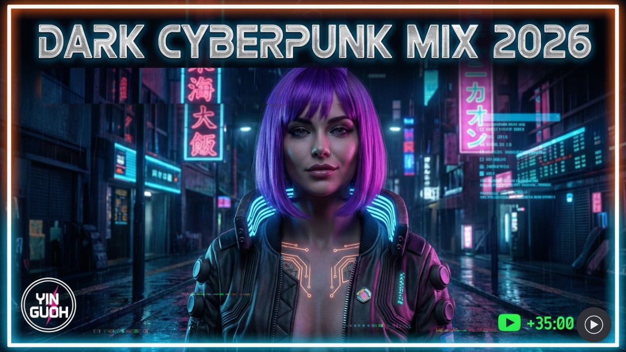 POV: You're an Android in a Rainy Cyberpunk City | Dark Synthwave Mix 2026