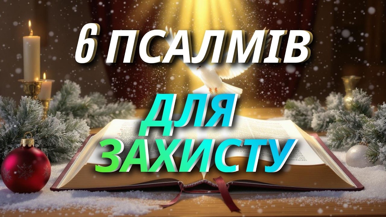 🔴 Тривога, страх, темрява… ✝️ Увімкни ці Псалми — Молитва, що дає Мир і Захист