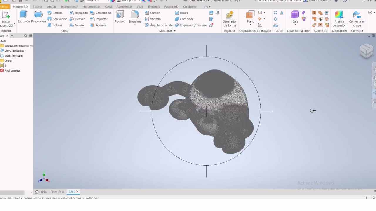 Exportar de autocad a inventor