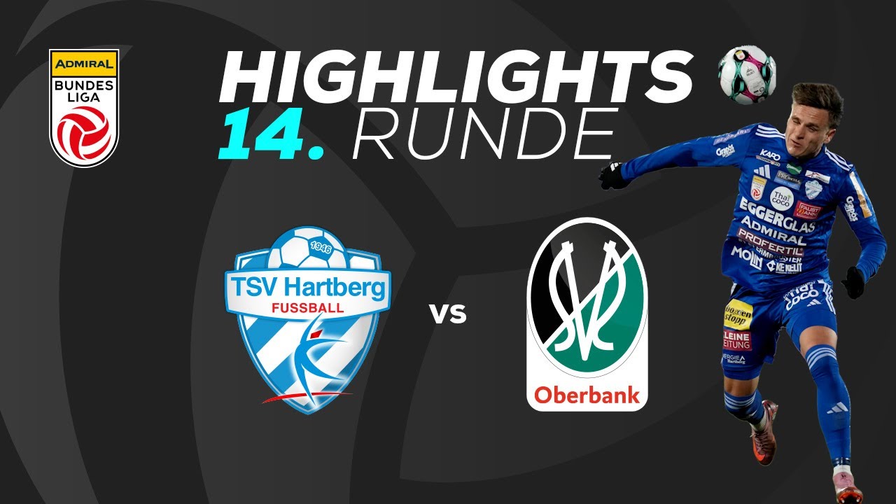 TSV Egger Glas Hartberg - SV Oberbank Ried 14. Runde ADMIRAL Bundesliga 2025/26