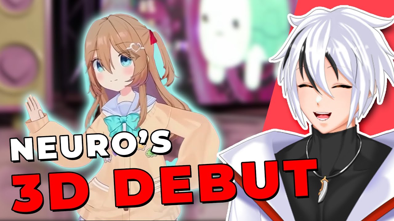 Впервые наблюдаю за дебютом 3D-модели Neuro-Sama | Реакция VTuber