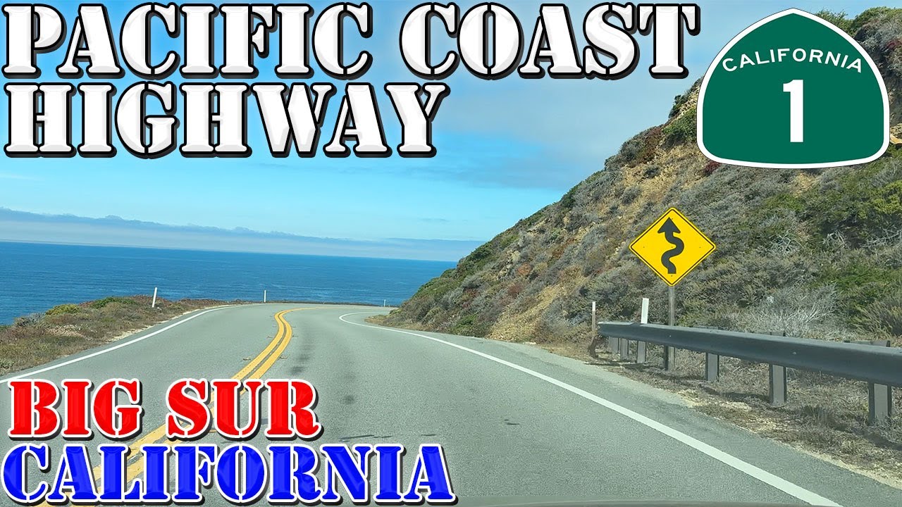 CA 1 North - Pacific Coast Highway - Big Sur to Monterey - California - 4K Highway Drive