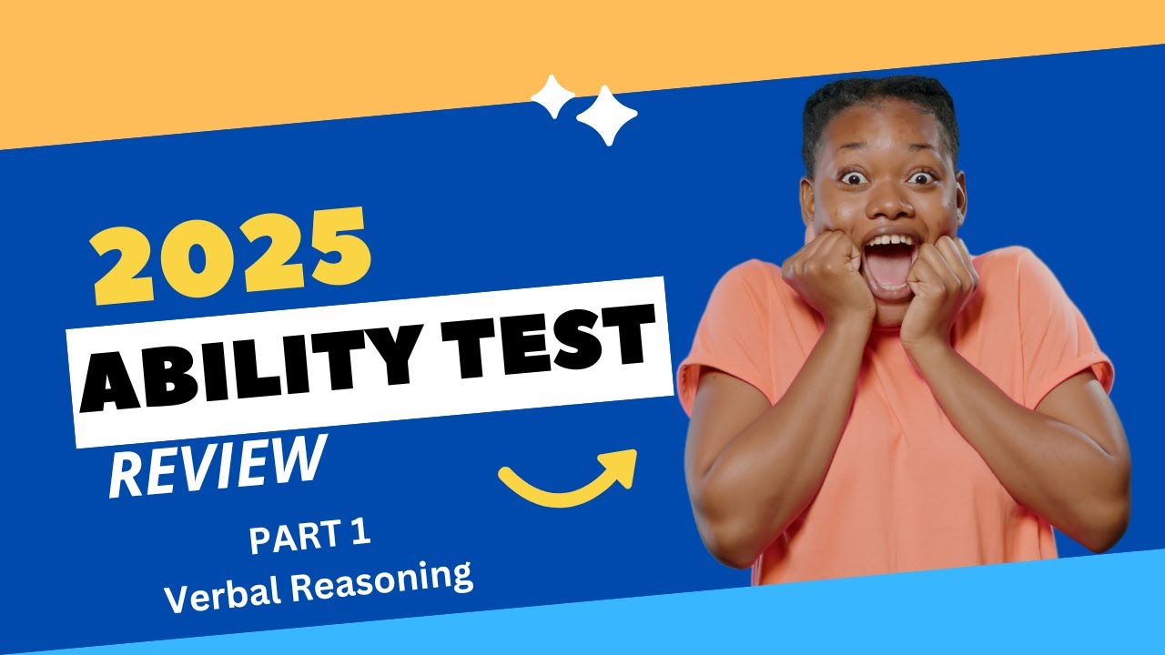 Ability Test Grade 6 2025 REVEALED PT 1
