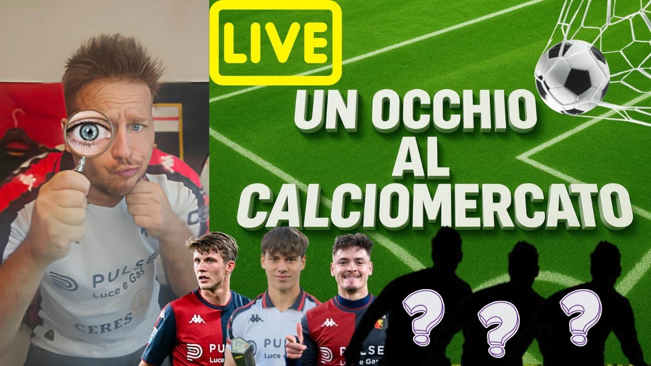 🚨 LIVE CALCIOMERCATO GENOA! 🔥 Cosa manca? Le richieste di De Rossi e i nomi qualit&agrave;/prezzo!