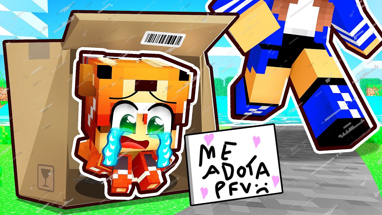 NINGUEM QUER ADOTAR O BEBE LONTRA no MINECRAFT