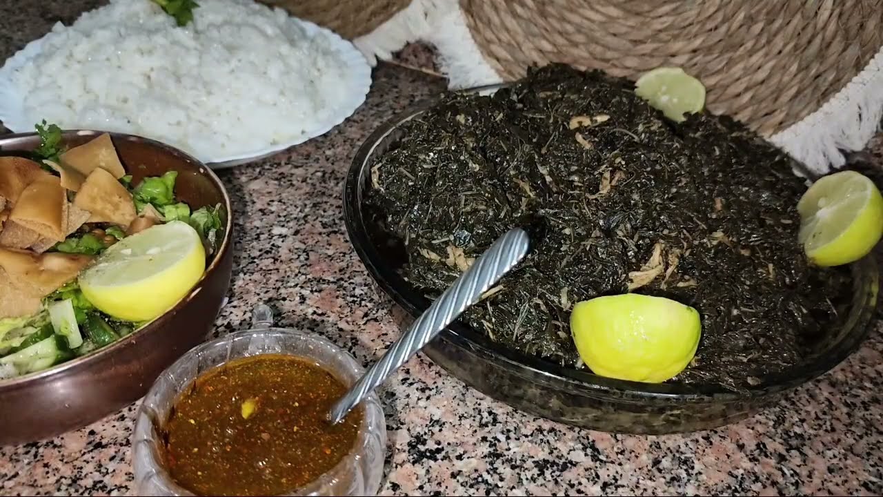 اطول فيديو بقناتي طبخة ملوخية 🫣🥹🥗🥘