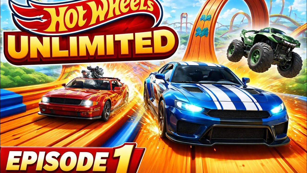 Hot Wheels unlimited EP01 - Getting Bone shaker/Creating my first track!