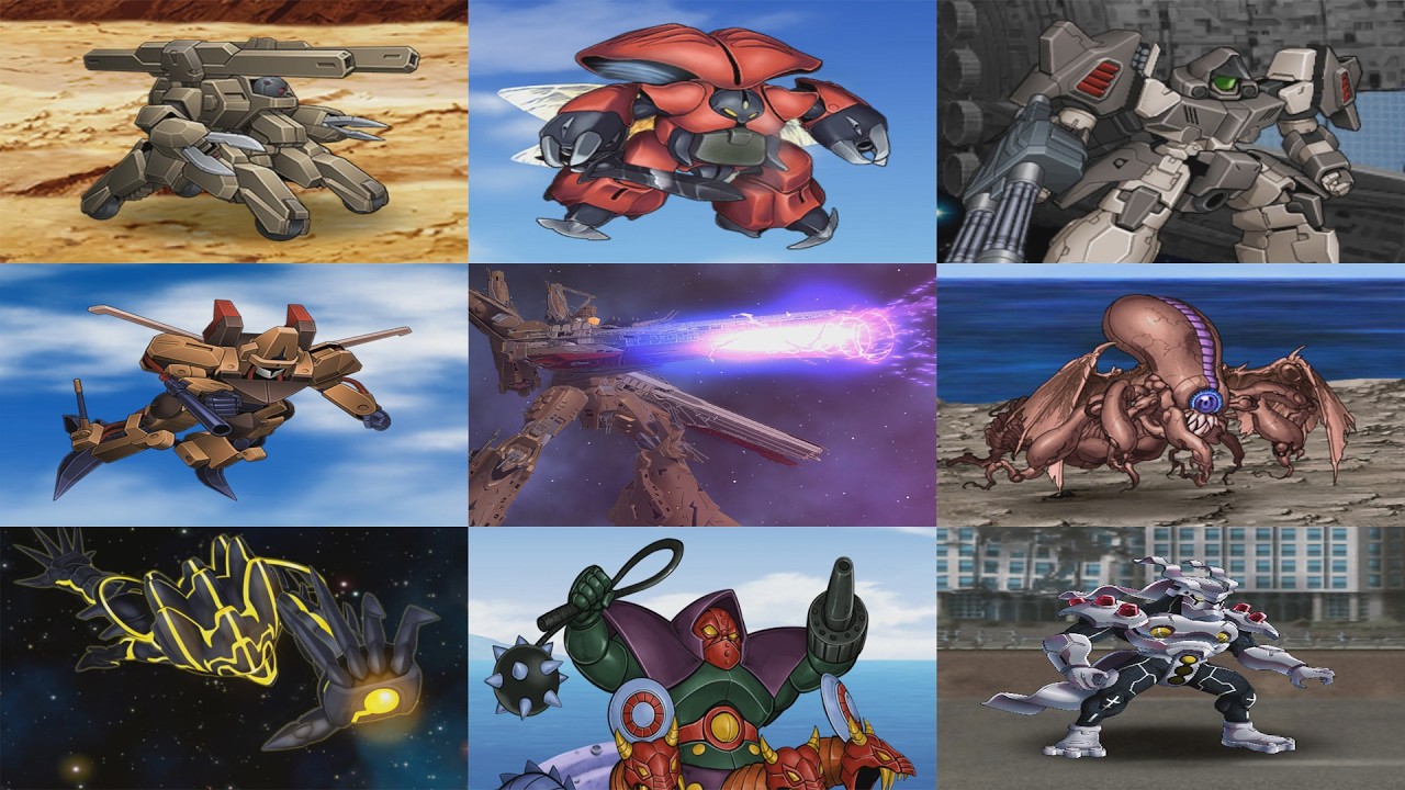 Super Robot Wars Y - Grunts Attacks | スパロボY - 雑魚 全武装