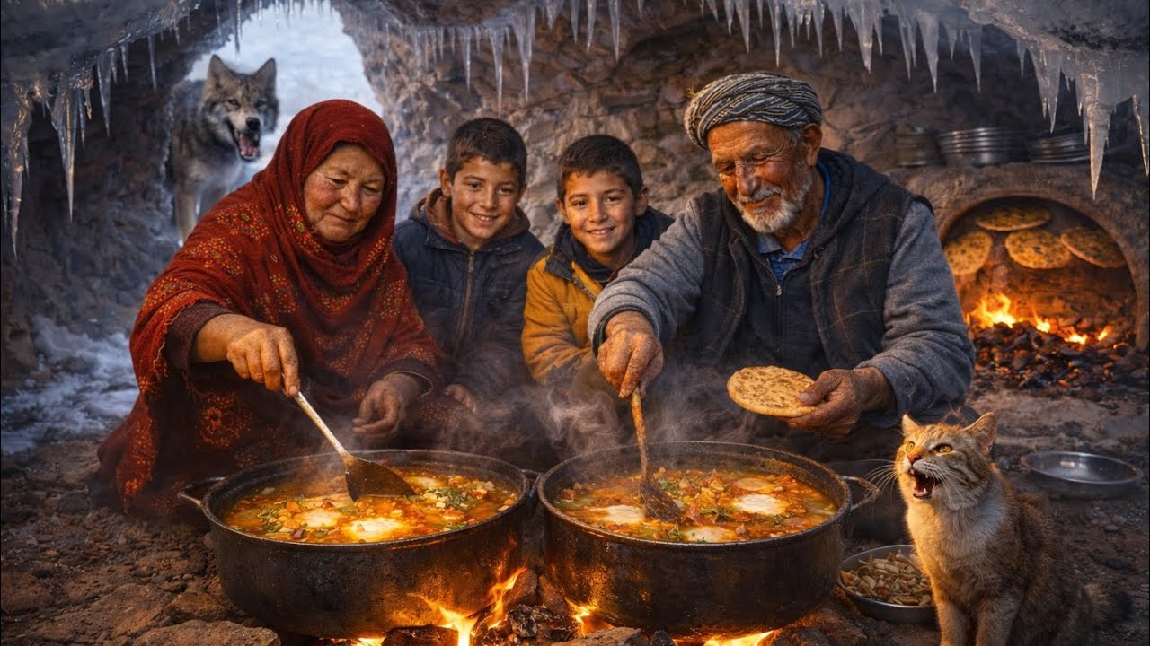 Rural Life in Afghanistan ❄️ | Traditional Winter Cooking