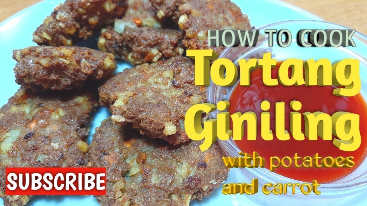 TORTANG GINILING WITH POTATOES AND CARROT | (Ground Pork Omelette with potatoes and carrot)