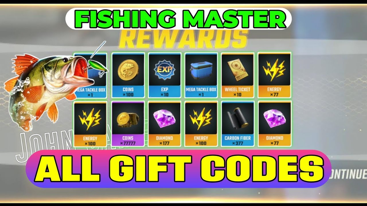 New💥 Fishing Master Codes 2024 - Energy, Diamonds, Coins & More | Fishing Master Gift Code