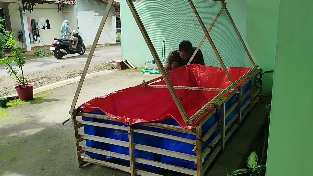 PEMASANGAN KOLAM 200X100X50,BISA DIBUAT SENDIRI.
