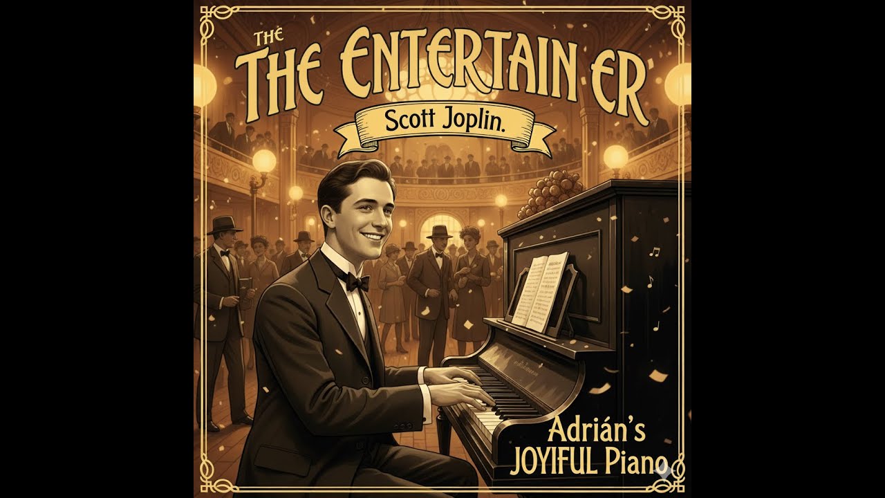 The Entertainer – Scott Joplin- Joyful Piano Performance by Adrián