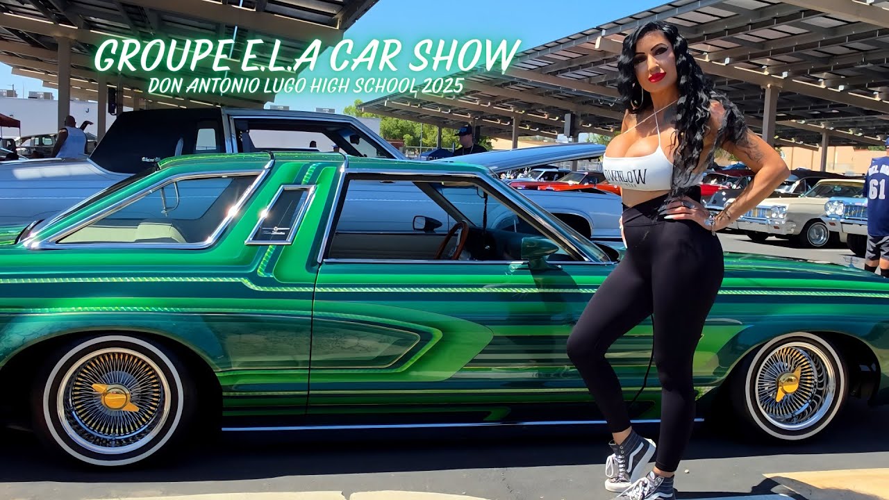 Groupe E.L.A. Car Show at Don Antonio Lugo High 🔥Lowriders, Classic Cars & Community Vibes