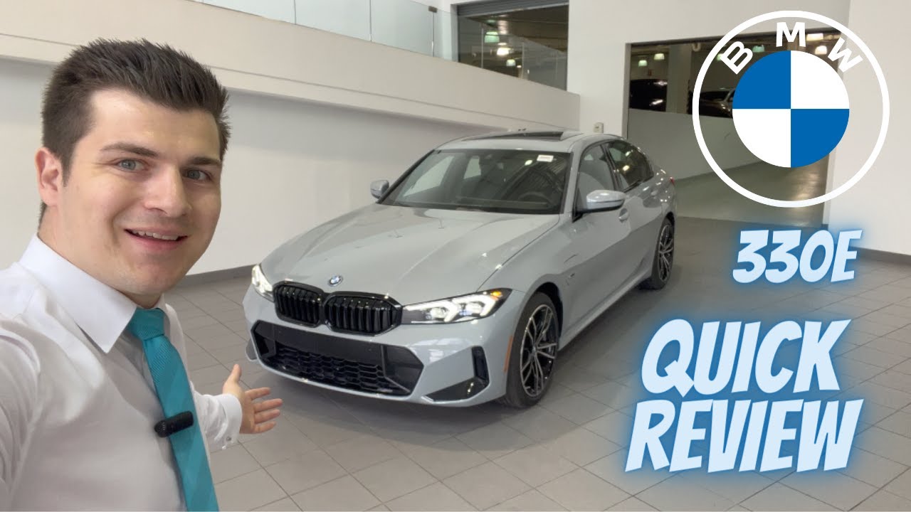 2023 BMW 330e Plug-In-Hybrid With iDrive8 - Brooklyn Grey!