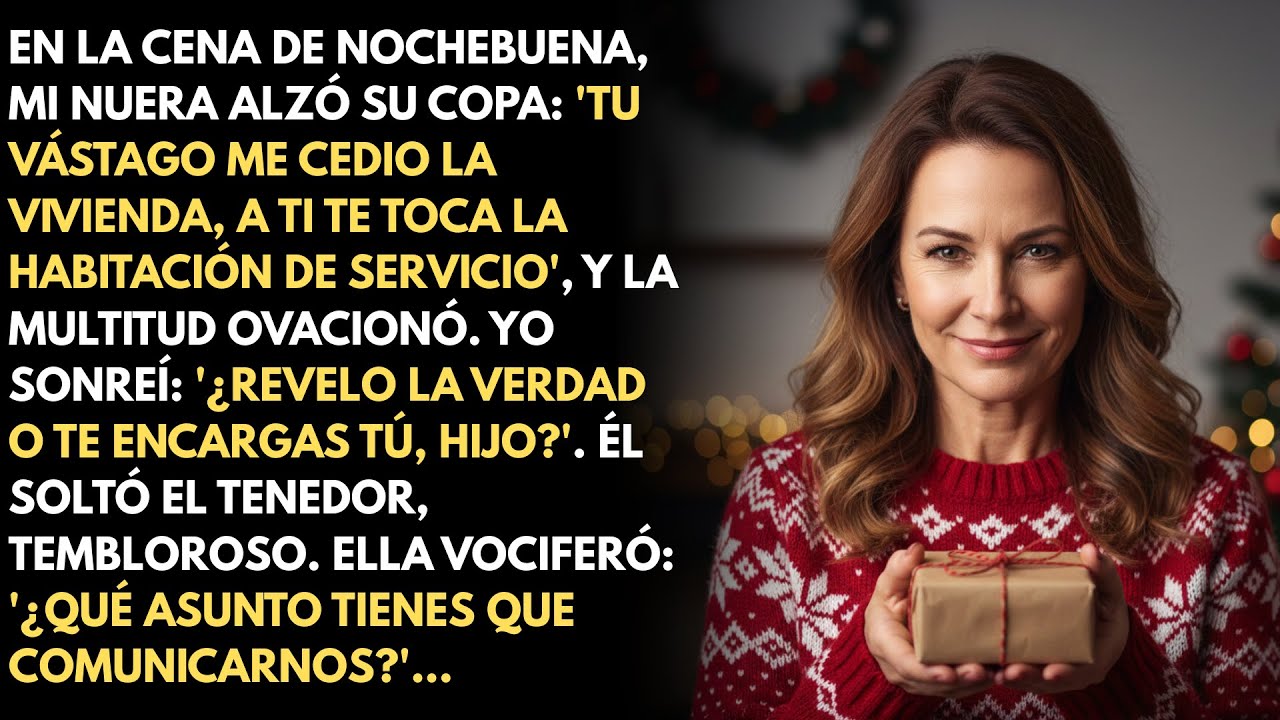 Mi Nuera Anunció en Navidad: 'Mi Marido Me Pasa la Casa, ¡Tú No Te Llevas Nada y Tendrás la Nada!'