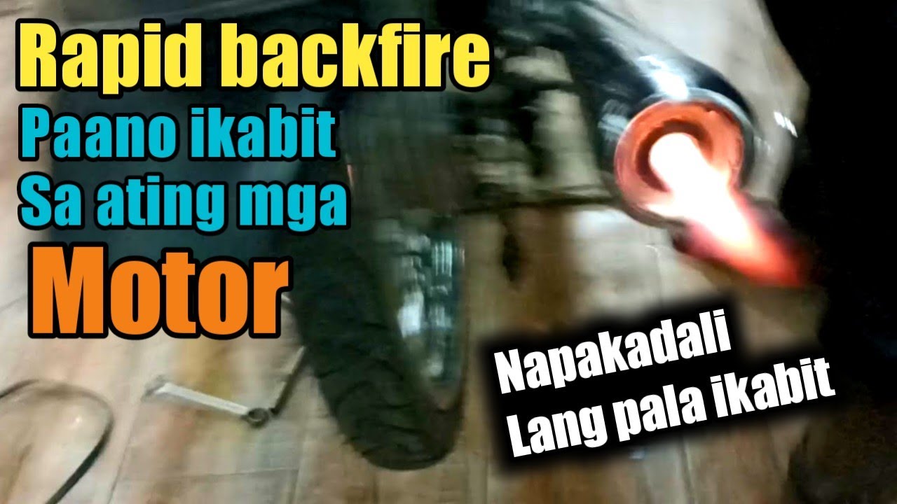 Hindi kuna kasalanan pag sumabog yan hahaha / Installing rapid backfire