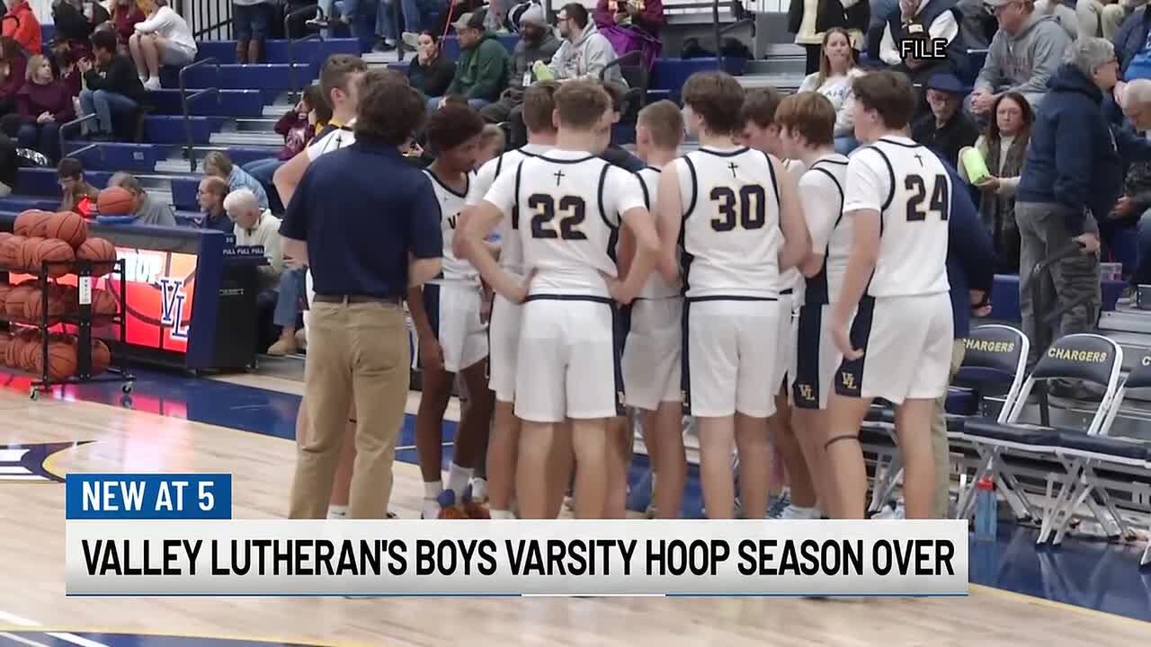 WNEM Evening Extra: Valley Lutheran boys basketball cut short