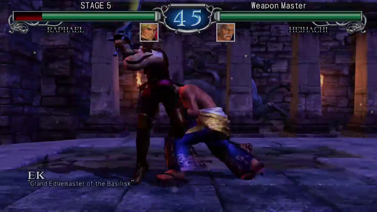 Soulcalibur 2 HD Online - Using All Raphael's Weapons in Weapon Master