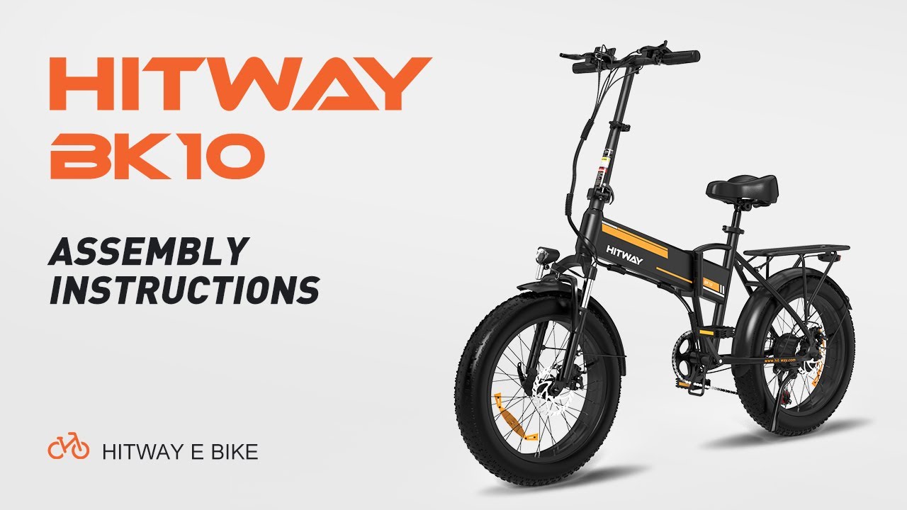 HITWAY BK10 Electric Bike Assembly Instructions