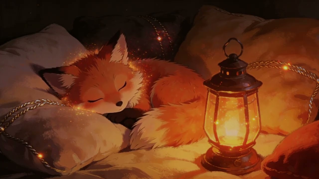 Dreamy Lullaby on Toy Piano 🌙 Water Drops & Fairy Harp for sleep