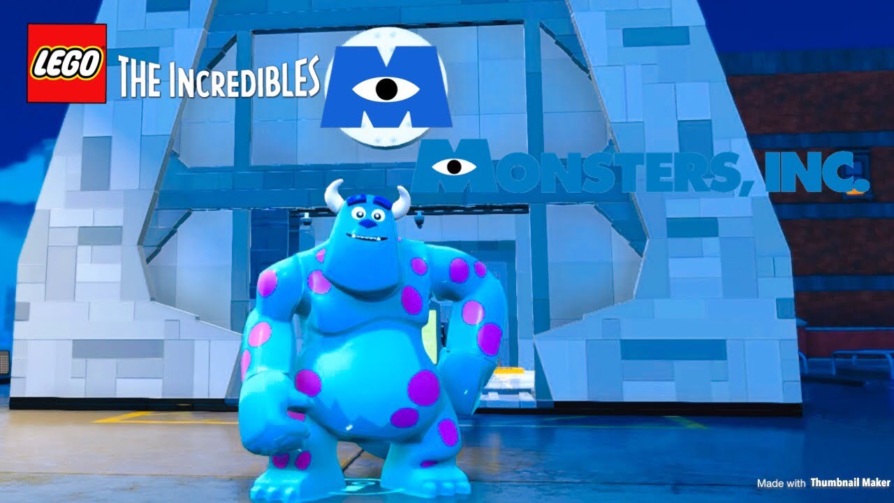 Lego increadibles - How To Unlock  Sulley From Monsters inc + Edna Mode Mode Red Brick