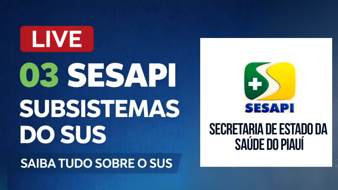 [SESAPI] - Legislação do SUS - Subsistemas do SUS - LEI 8.080/90 - Prof. Soares