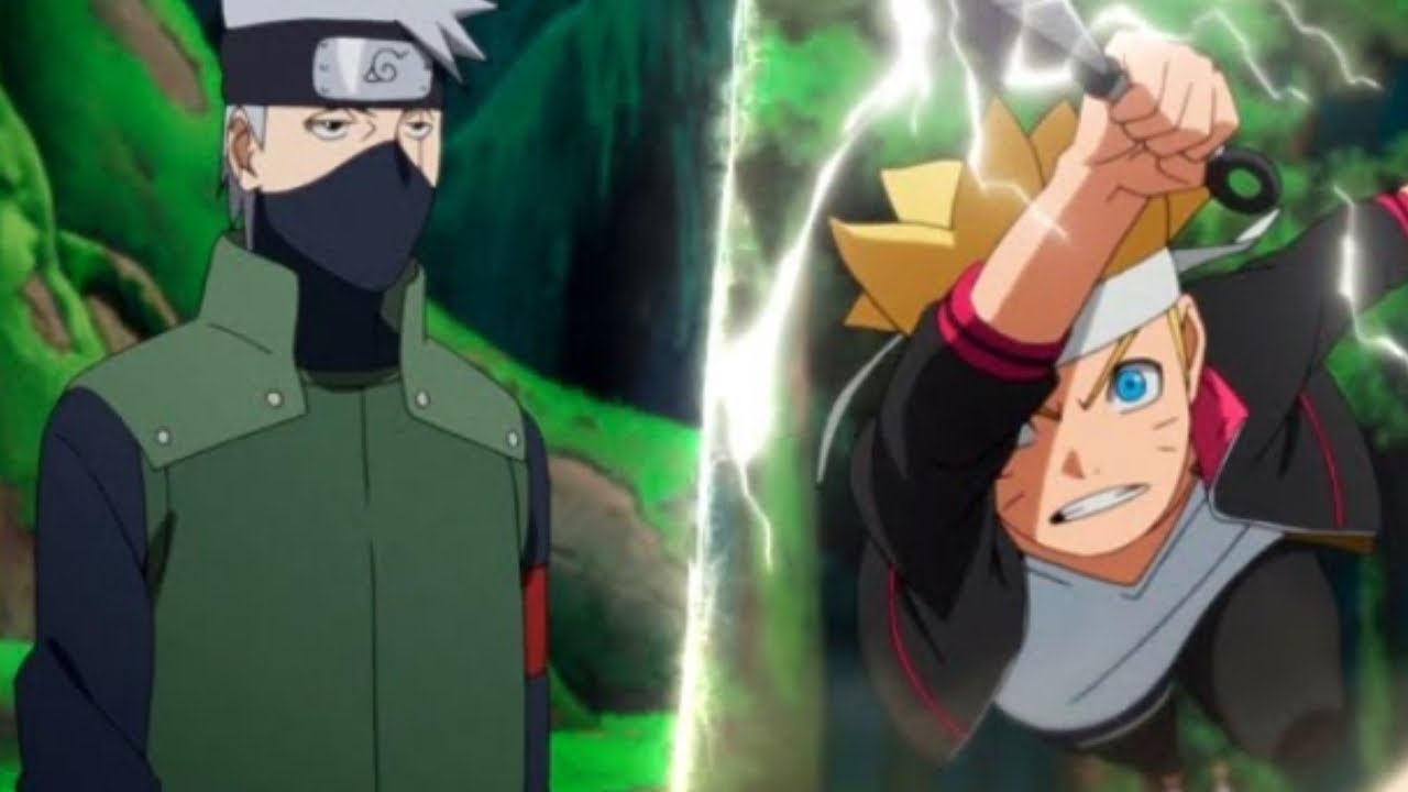 Kakashi desafiao Boruto usando os Sinos- Boruto VS Kakashi | Boruto Dublado