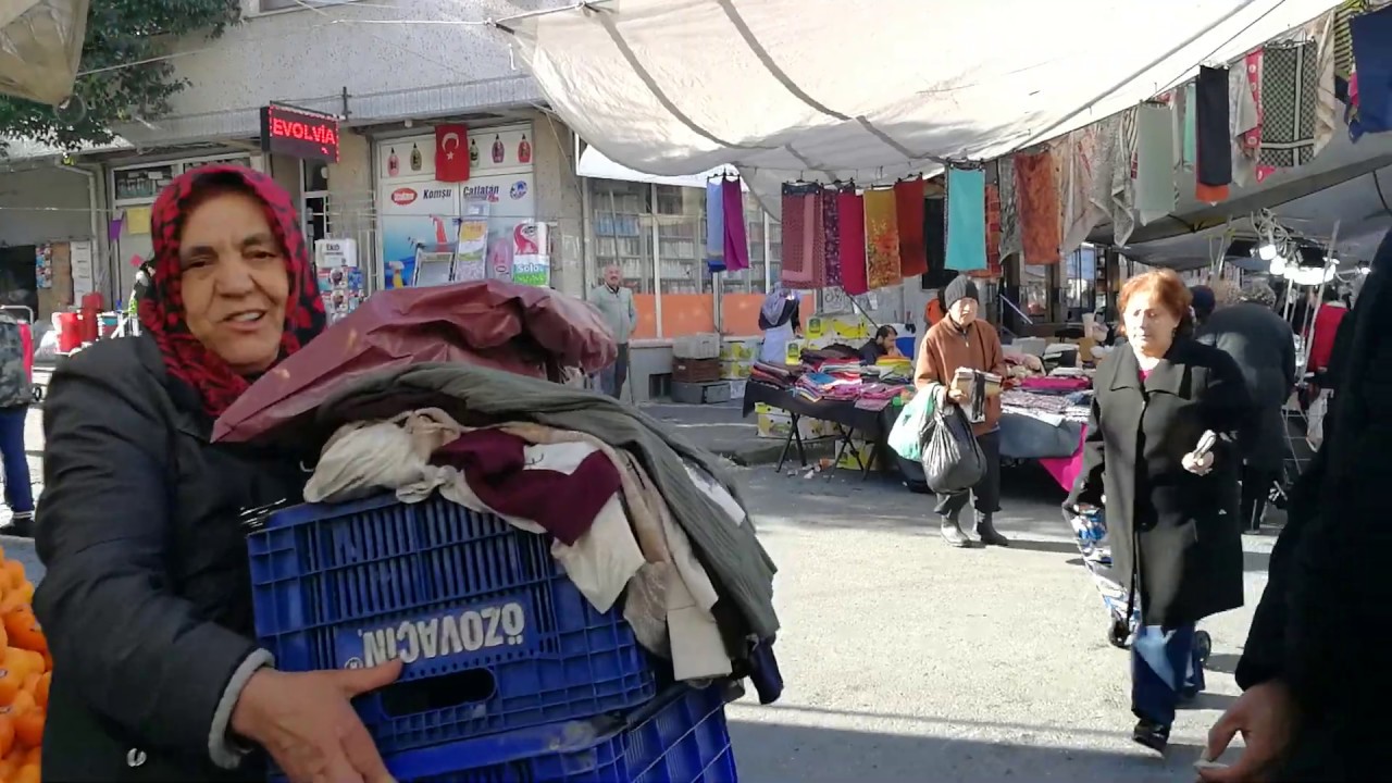 Walking Tour | İstanbul Open Bazaar | Halk Pazarı 19 February 2019