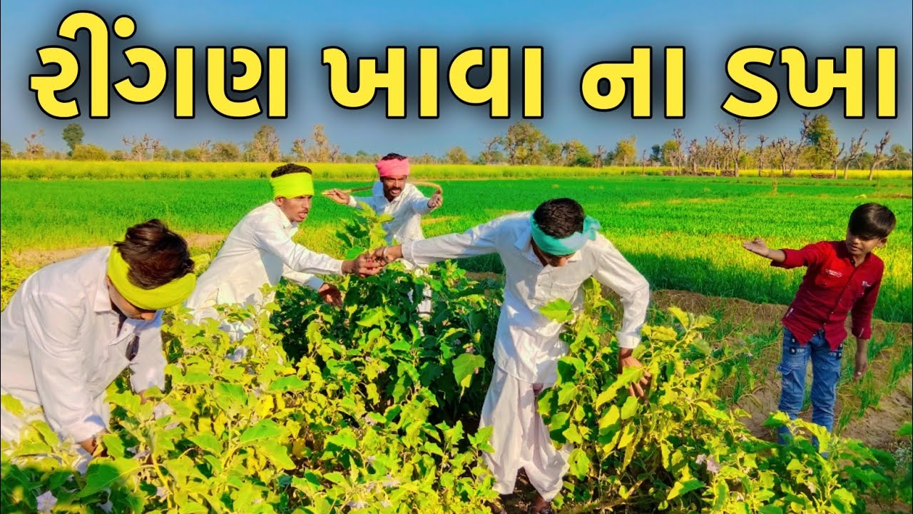 રીંગણ ખાવા ના ડખા//Gujrati comedy video કૉમેડી વિડીયો Official Banaskantha 