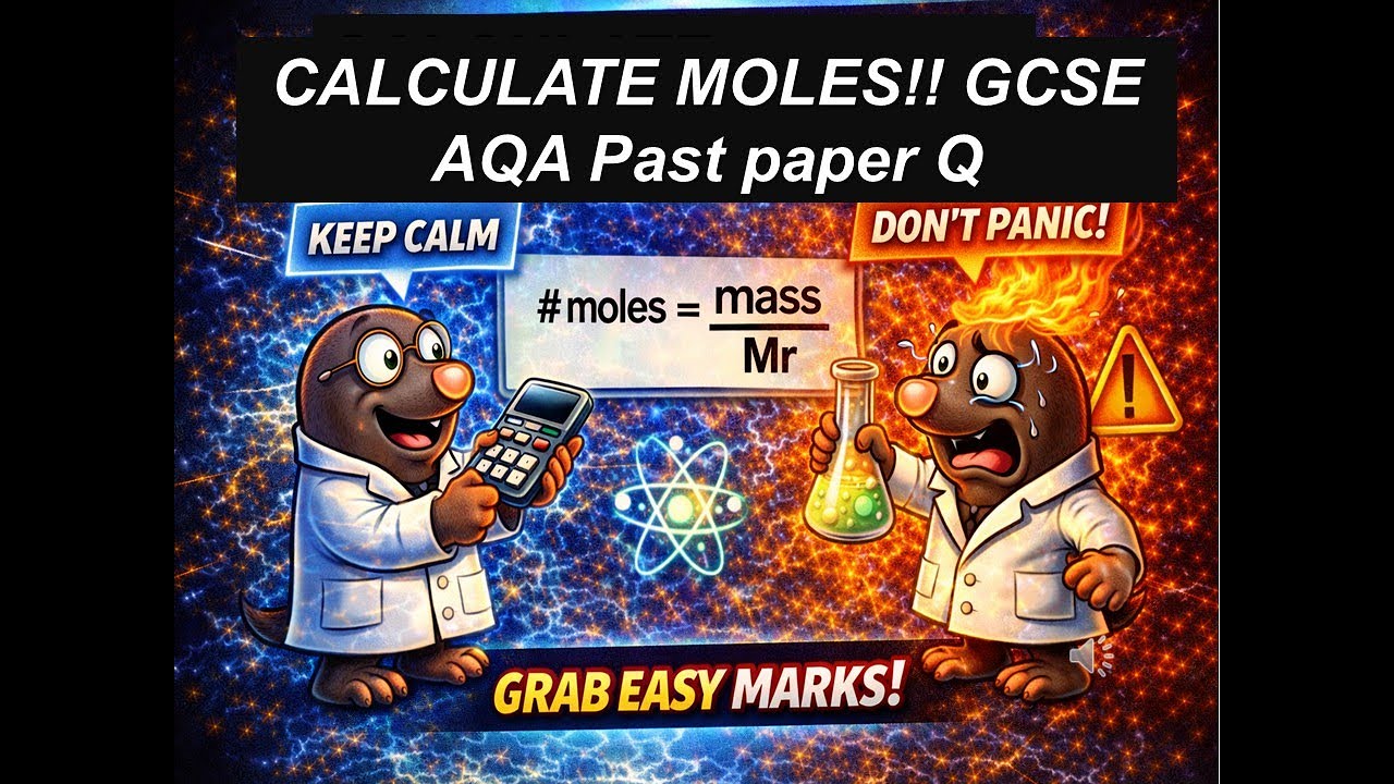 GCSE Chemistry | AQA Past Paper Q walk through Moles calculation