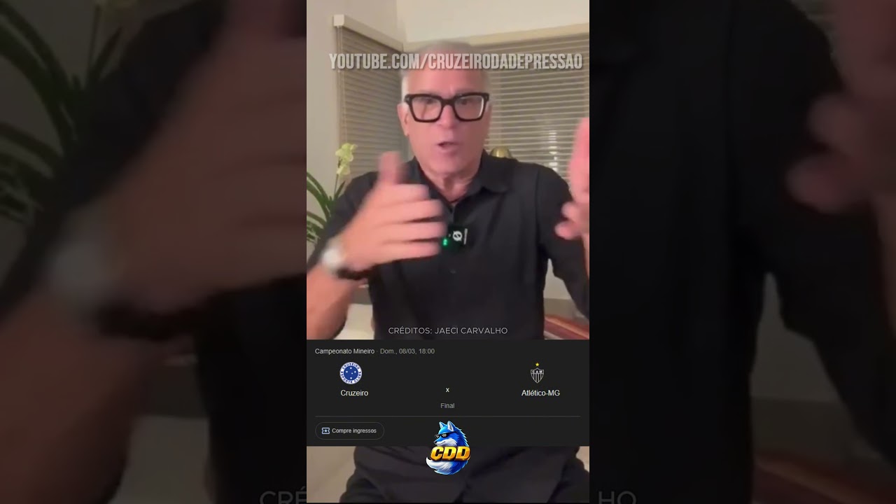 🦊👀JAECI CARVALHO COMENTA DECIS&Atilde;O do CRUZEIRO na FINAL do MINEIRO 2026!