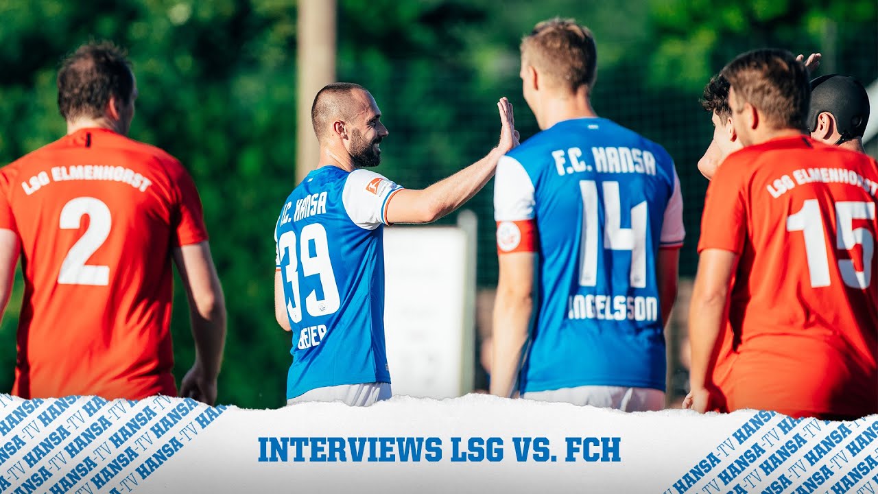 🎤Interviews nach dem Spiel gegen LSG Elmenhorst e.V. | Testspiel⚽