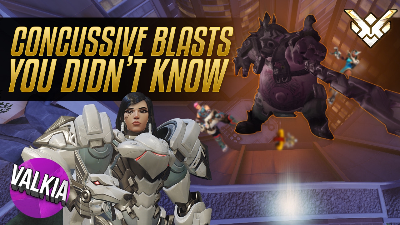 Grand Master Pharah Guide: Concussive Blasts you didn't know! Secrets Revealed || Valkia