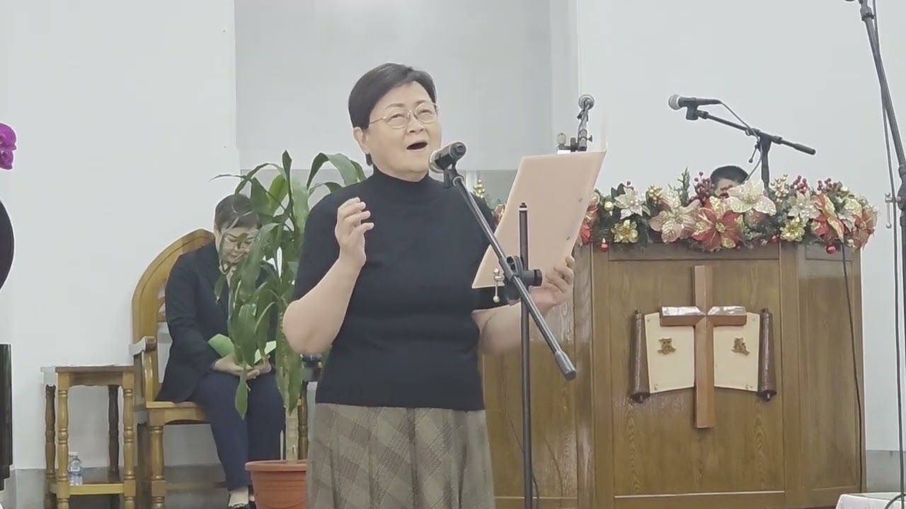 在這個時刻，2026/3/8 主日禮拜，基督教浸信會慕義堂莊素真執事獻詩